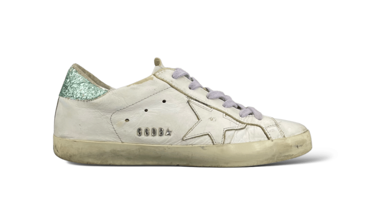Golden Goose Super Star / Blanc / Violet / 37