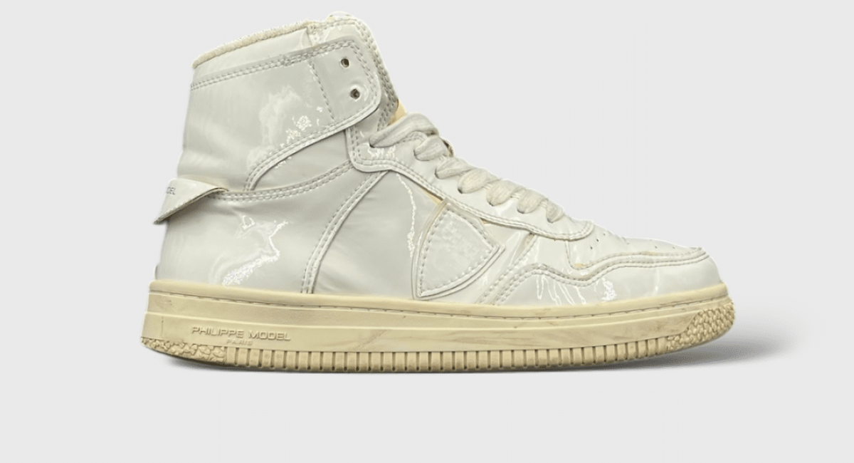 0000000777 Philippe Model Lyon High Blanc/Beige 36