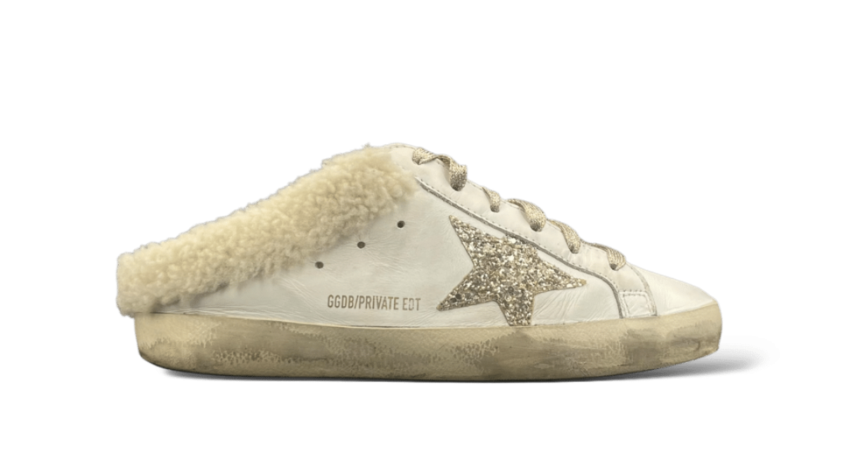 Golden Goose Super Star /Blanc / Paillette / 37