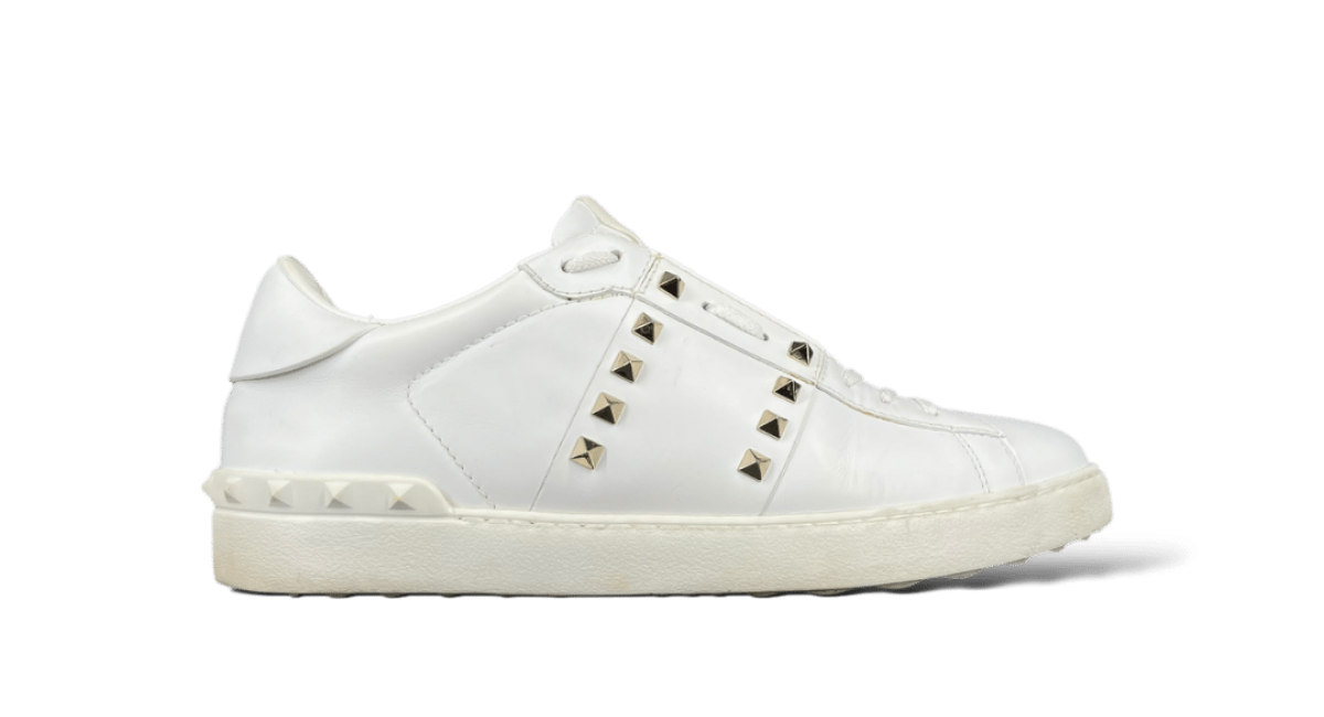 Valentino Rockstud / Blanc / Or / 44