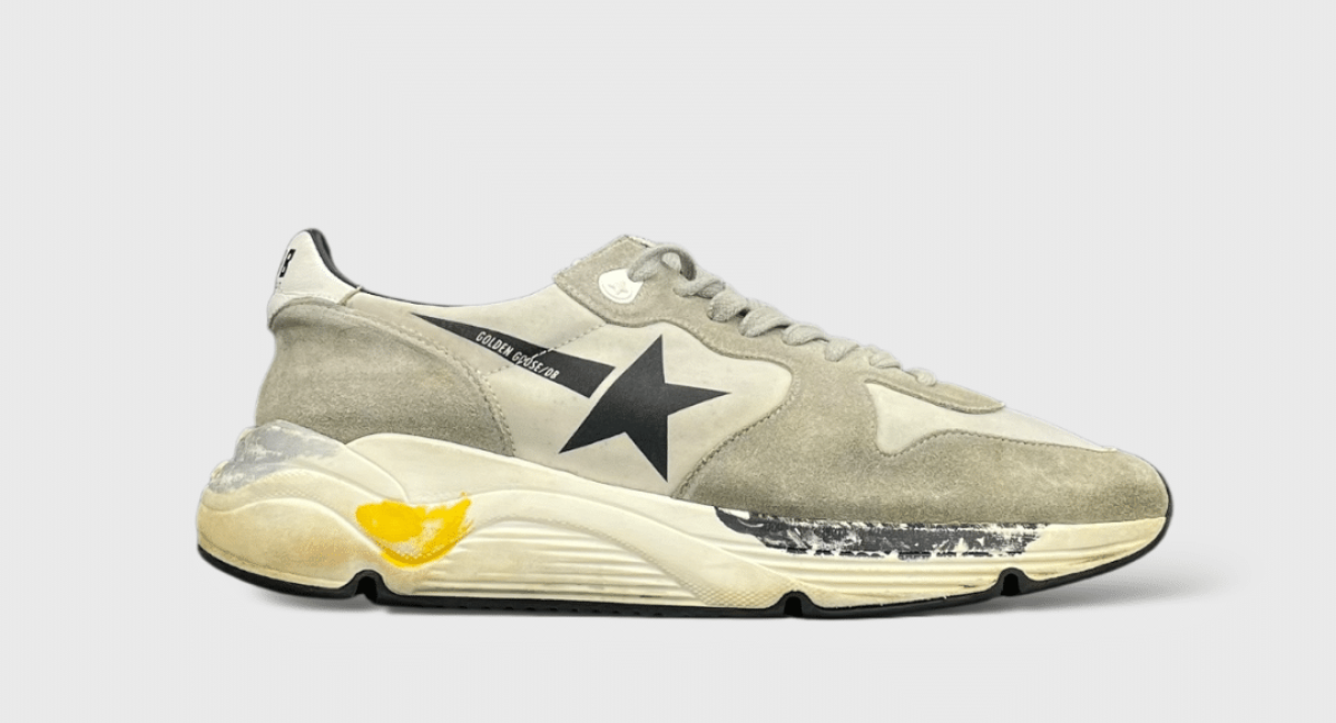 9560 Golden Goose Running Gris/noir/jaune 42