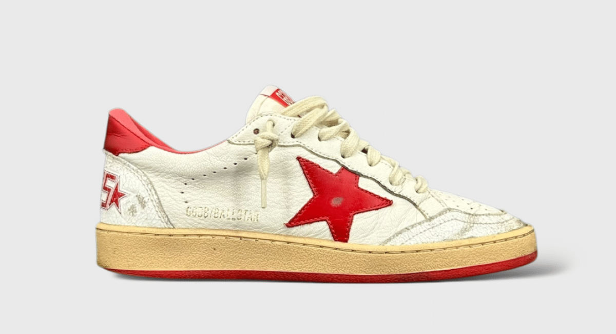 9480 Golden Goose Ball Star Blanc/Rouge 38