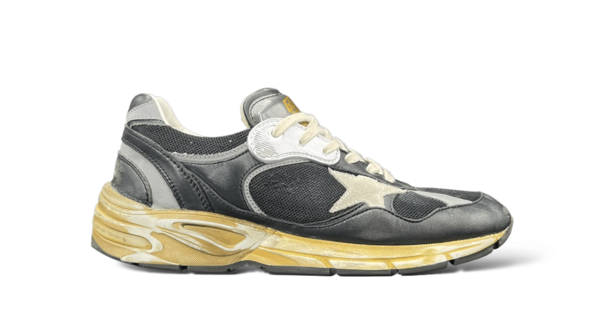 Golden Goose Dad Star Noir/Gris/Argenté 42