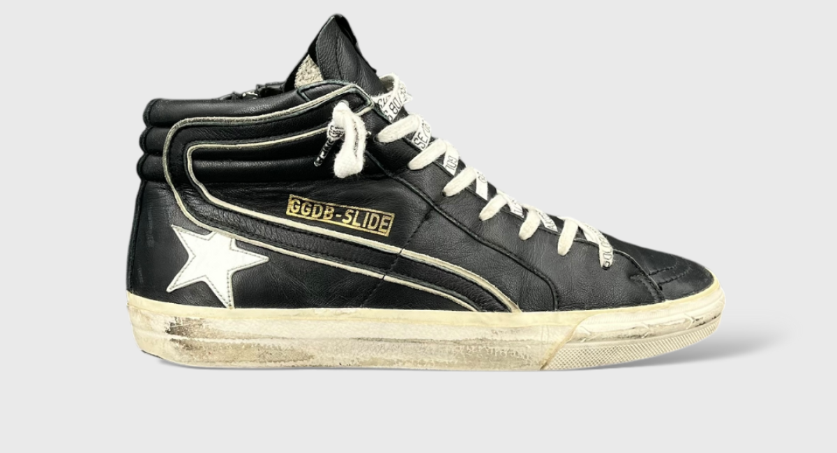 7489 Golden Goose Slide Noir/Blanc 41