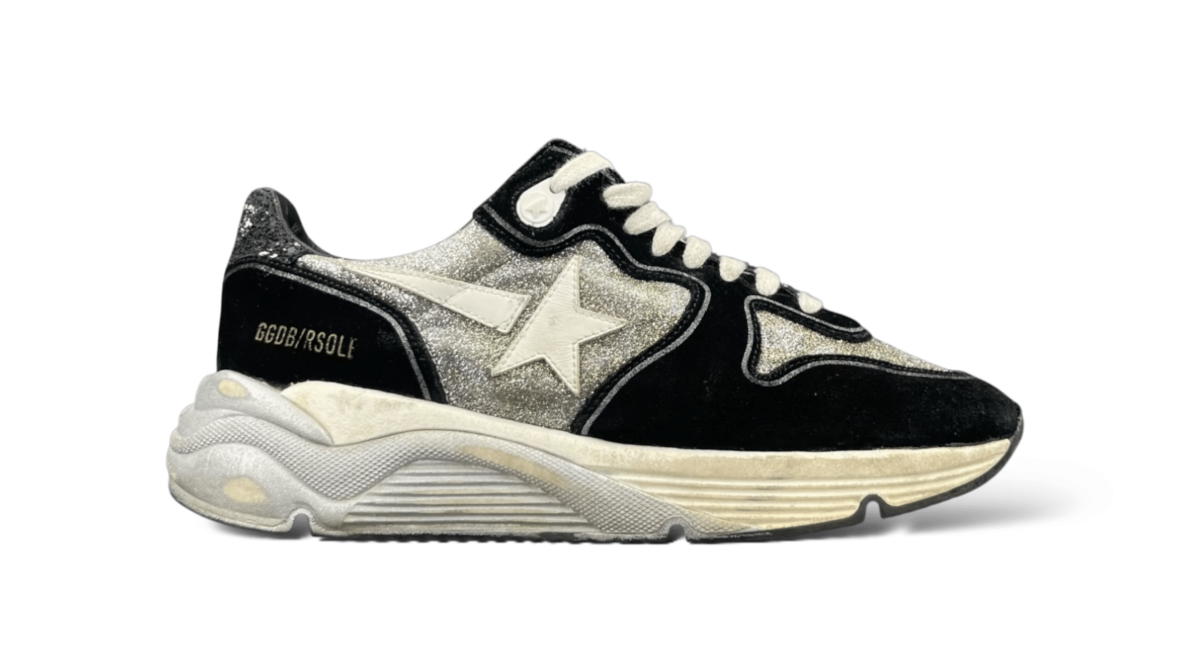Golden Goose Running / Noir / Paillette / 38